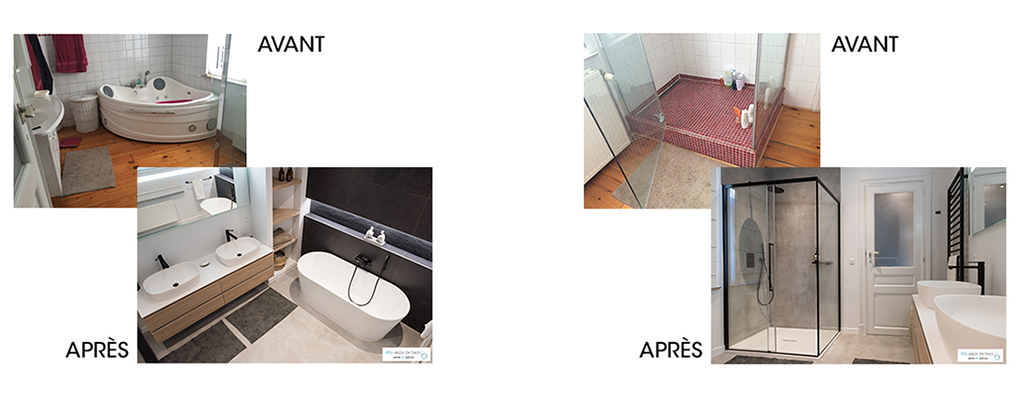 renovation salle de bains avant après
